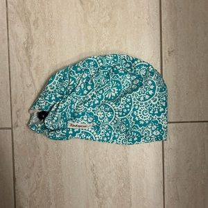 Kitsch Teal and White Patterned Women's Hat